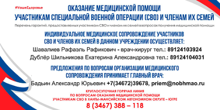 Помощь участникам СВО и членам их семей